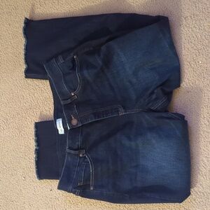 Lane Bryant Dark Wash Denim High Rise Straight Magic Waistband Size 16